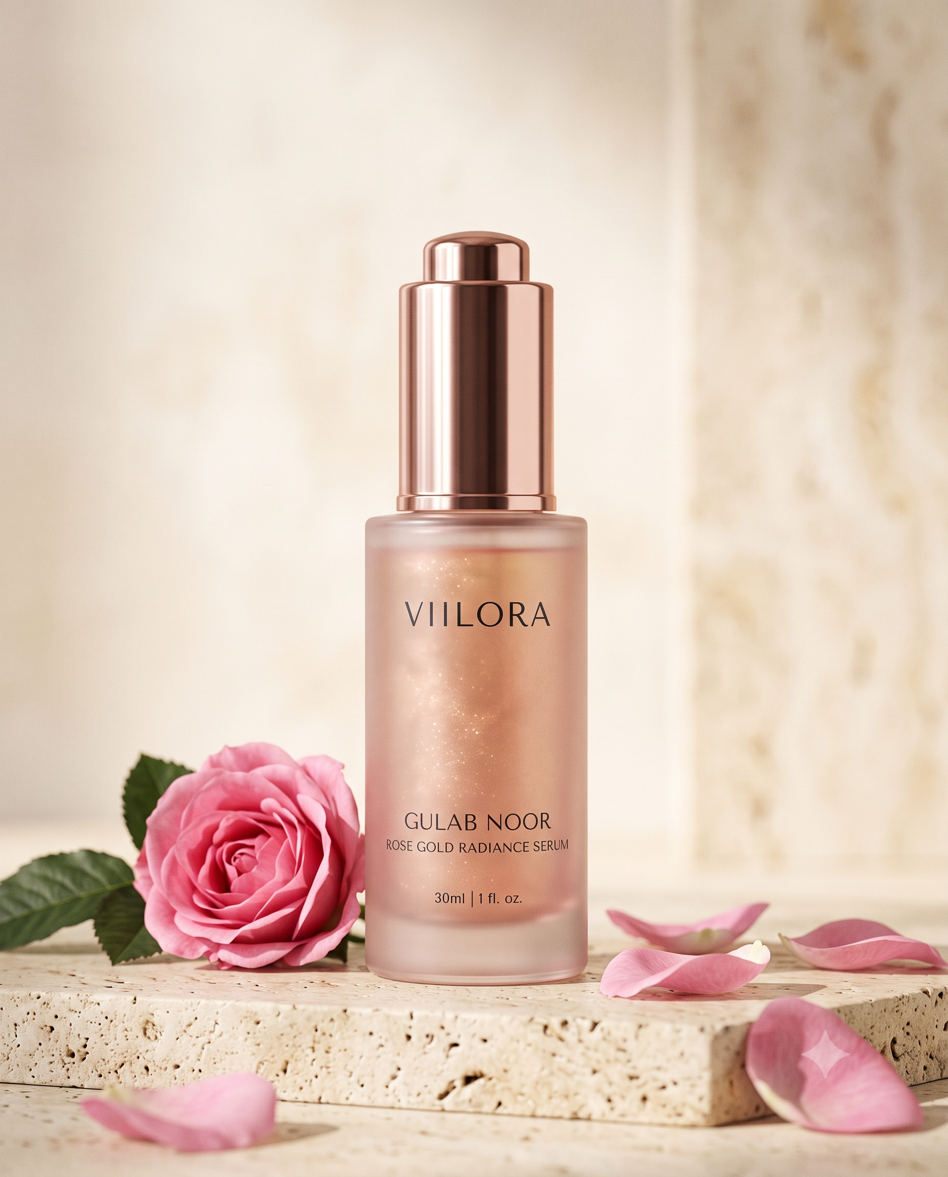 Viilora Gulab Noor Rose Gold Radiance Serum